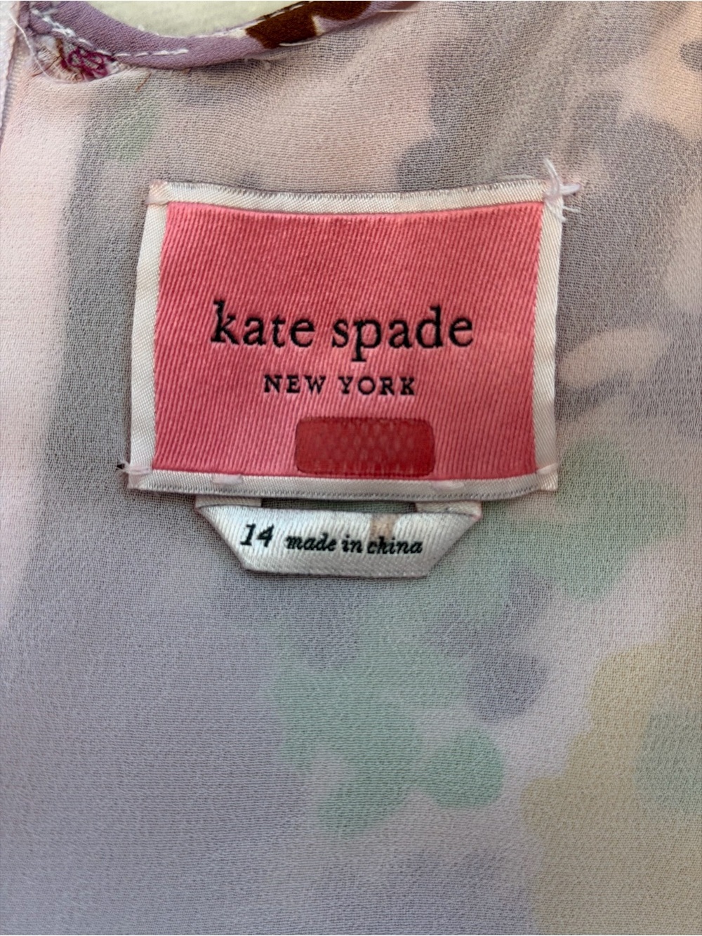 Kate Spade New York Swing Flora Mix Dress, Size 14 - Picture 7 of 9
